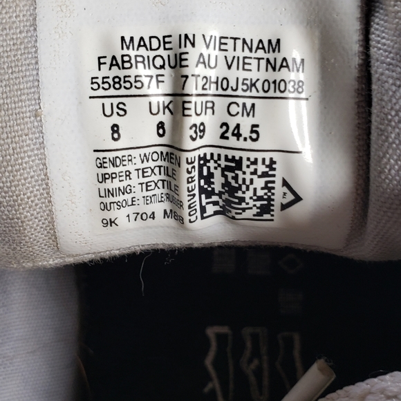 Gray Marled Converse All-Star - Picture 6 of 6